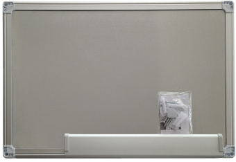 Доска магнитно-маркерная Silwerhof белый 90x120см алюминиевая рама лоток для аксессуаров - купить недорого с доставкой в интернет-магазине