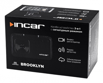 Видеорегистратор с радар-детектором Incar SDR-170 GPS черный - купить недорого с доставкой в интернет-магазине