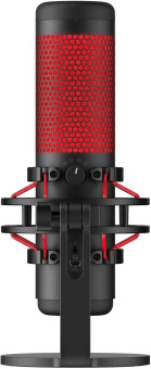 Микрофон проводной HyperX QuadCast (HX-MICQC-BK) 3м черный - купить недорого с доставкой в интернет-магазине