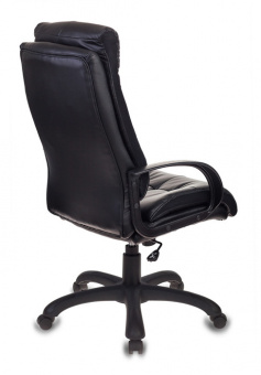Кресло руководителя Бюрократ CH-824 черный эко.кожа крестов. пластик - купить недорого с доставкой в интернет-магазине