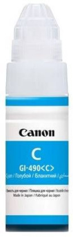 Картридж струйный Canon GI-490C 0664C001 голубой (70мл) для Canon Pixma G1400/2400/3400 - купить недорого с доставкой в интернет-магазине