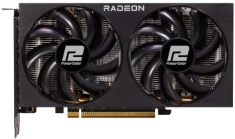 Видеокарта PowerColor PCI-E 4.0 RX 7600 8G-F AMD Radeon RX 7600 8Gb 128bit GDDR6 2550/18000 HDMIx1 DPx3 HDCP Ret - купить недорого с доставкой в интернет-магазине