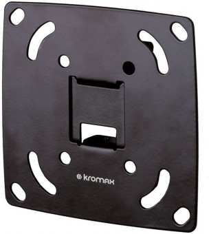 Кронштейн для телевизора Kromax OPTIMA-100 черный 10"-28" макс.25кг настенный фиксированный - купить недорого с доставкой в интернет-магазине