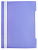 Папка-скоросшиватель Бюрократ Pastel -PSLPAST/VIO A4 прозрач.верх.лист пластик фиолетовый 0.14/0.18
