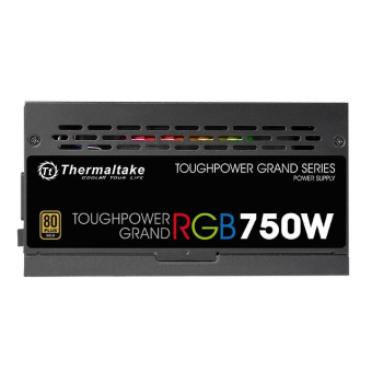 Блок питания Thermaltake ATX 750W Toughpower Grand RGB 80+ gold 24pin APFC 140mm fan color LED 9xSATA Cab Manag RTL - купить недорого с доставкой в интернет-магазине