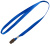 Держатель для бейджа Buro 40см клип синий (упак.:50шт) - купить недорого с доставкой в интернет-магазине