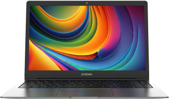 Ноутбук Digma EVE P4850 Pentium N5030 8Gb SSD256Gb Intel UHD Graphics 605 14" IPS FHD (1920x1080) Windows 11 Professional dk.grey WiFi BT Cam 4800mAh (DN14N5-8CXW01) - купить недорого с доставкой в интернет-магазине