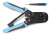 Инструмент обжимной Hyperline HT-2008AR для RJ-45, RJ-12, RJ-11 (упак:1шт) черный/голубой - купить недорого с доставкой в интернет-магазине