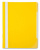 Папка-скоросшиватель Бюрократ -PS20YEL A4 прозрач.верх.лист пластик желтый 0.12/0.16 - купить недорого с доставкой в интернет-магазине