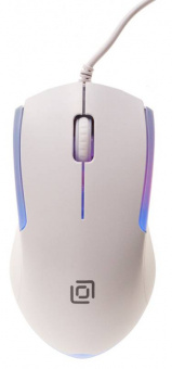 Мышь Оклик 245M белый оптическая (1000dpi) USB (3but) - купить недорого с доставкой в интернет-магазине