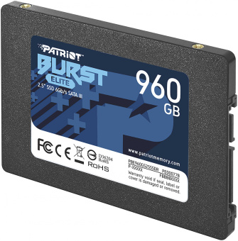 Накопитель SSD Patriot SATA III 960Gb PBE960GS25SSDR Burst Elite 2.5" - купить недорого с доставкой в интернет-магазине