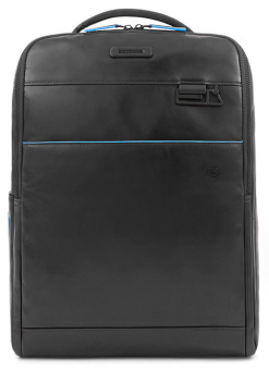 Рюкзак мужской Piquadro Blue Square Revamp CA4818B2V/N черный кожа - купить недорого с доставкой в интернет-магазине