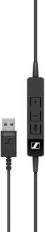 Наушники с микрофоном Epos Sennheiser PC 8.2 USB черный накладные USB оголовье (1000446) - купить недорого с доставкой в интернет-магазине