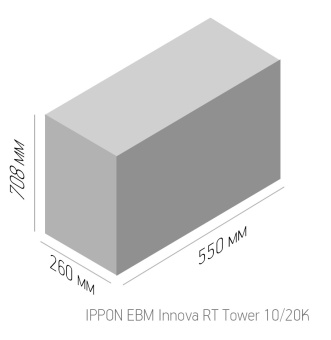 Батарея для ИБП Ippon Innova RT Tower 288В 18Ач для Ippon Innova RT Tower 3/1 10/20K - купить недорого с доставкой в интернет-магазине
