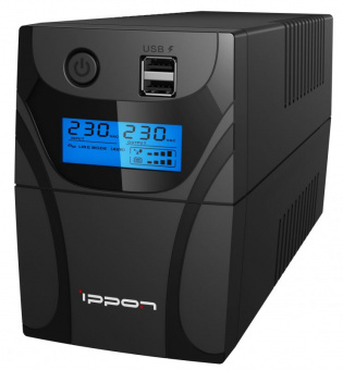 Источник бесперебойного питания Ippon Back Power Pro II 700 420Вт 700ВА черный - купить недорого с доставкой в интернет-магазине