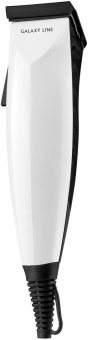 Машинка для стрижки Galaxy Line GL 4106 белый/черный 12Вт (насадок в компл:6шт) - купить недорого с доставкой в интернет-магазине