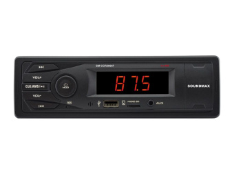 Автомагнитола Soundmax SM-CCR3064F 1DIN 4x40Вт - купить недорого с доставкой в интернет-магазине