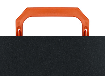 Портфель Бюрократ Black Opal BLPP01OR 1 отдел. A4 пластик 0.7мм черный/оранжевый - купить недорого с доставкой в интернет-магазине