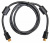 Кабель аудио-видео Buro HDMI 1.4 HDMI (m)/HDMI (m) 1.8м. феррит.кольца черный (HDMI-19M/19M-1.8M-MG) - купить недорого с доставкой в интернет-магазине