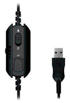 Наушники с микрофоном A4Tech Bloody G575 черный 2м мониторные USB оголовье (G575 USB/ BLACK) - купить недорого с доставкой в интернет-магазине