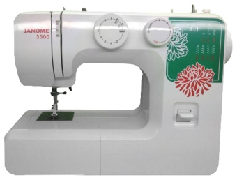 Швейная машина Janome 5500 белый - купить недорого с доставкой в интернет-магазине