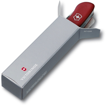 Нож перочинный Victorinox Forester (0.8363) 111мм 12функц. красный карт.коробка - купить недорого с доставкой в интернет-магазине
