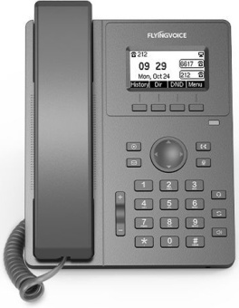 Телефон IP Flyingvoice P10G черный - купить недорого с доставкой в интернет-магазине