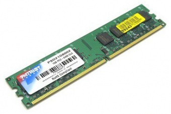 Память DDR2 2Gb 800MHz Patriot PSD22G80026 RTL PC2-6400 CL6 DIMM 240-pin 1.8В - купить недорого с доставкой в интернет-магазине