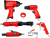 Набор пневмоинструментов Deko DKPT61 Premium компл.:61 предмет 142л/мин красный/черный (кейс в комплекте) - купить недорого с доставкой в интернет-магазине