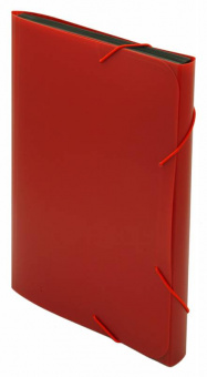 Портфель Бюрократ -BPR6RED 6 отдел. A4 пластик 0.7мм красный - купить недорого с доставкой в интернет-магазине