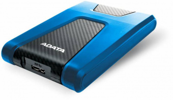 Жесткий диск A-Data USB 3.0 1Tb AHD650-1TU31-CBL HD650 DashDrive Durable 2.5" синий - купить недорого с доставкой в интернет-магазине