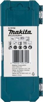 Набор сверл Makita HSS-Co (D-75758) (6пред.) - купить недорого с доставкой в интернет-магазине