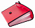 Портфель Бюрократ -BPP6LRED 6 отдел. A4 с окантовкой пластик 0.7мм красный