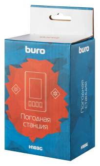 Погодная станция Buro H103G серебристый/черный - купить недорого с доставкой в интернет-магазине
