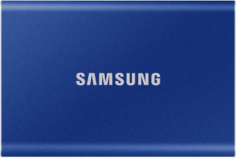 Накопитель SSD Samsung USB-C 500GB MU-PC500H/WW T7 1.8" синий - купить недорого с доставкой в интернет-магазине