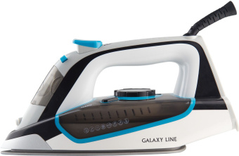 Утюг Galaxy Line GL 6107 2800Вт белый/серый - купить недорого с доставкой в интернет-магазине