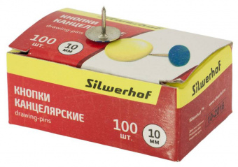 Кнопки Silwerhof 501010 эмаль цветная d=10мм (упак.:100шт) картонная коробка - купить недорого с доставкой в интернет-магазине