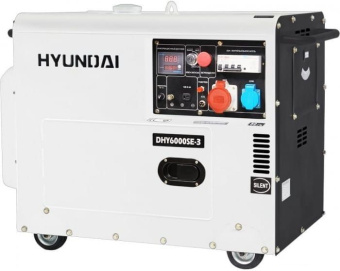 Генератор Hyundai DHY 6000SE-3 5.5кВт - купить недорого с доставкой в интернет-магазине