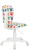 Кресло детское Бюрократ CH-W204NX белый монстры крестов. пластик пластик белый - купить недорого с доставкой в интернет-магазине