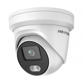 Камера видеонаблюдения IP Hikvision DS-2CD2327G2-LU(C)(2.8mm) 2.8-2.8мм цв. корп.:белый - купить недорого с доставкой в интернет-магазине