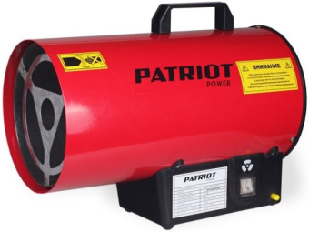Тепловая пушка газовая Patriot GS 12 красный - купить недорого с доставкой в интернет-магазине