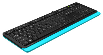 Клавиатура A4Tech Fstyler FKS10 черный/синий USB - купить недорого с доставкой в интернет-магазине