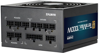 Блок питания Zalman ATX 1000W ZM1000-TMX 80+ gold (24+4+4pin) APFC 120mm fan 12xSATA Cab Manag RTL - купить недорого с доставкой в интернет-магазине