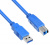 Кабель Buro USB3.0-AM/BM USB A(m) USB B(m) 1.8м синий - купить недорого с доставкой в интернет-магазине
