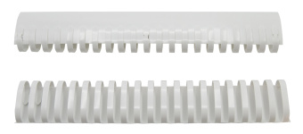Пружины для переплета пластиковые Silwerhof d=38мм 281-340лист A4 белый (50шт) - купить недорого с доставкой в интернет-магазине