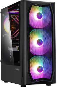 Корпус Zalman N4 черный без БП ATX 3x120mm 2xUSB2.0 1xUSB3.0 audio bott PSU - купить недорого с доставкой в интернет-магазине