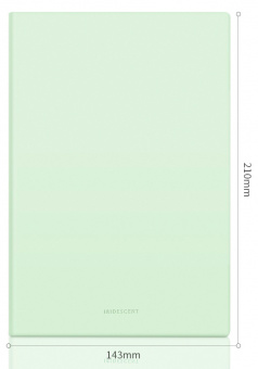 Блокнот Deli 22283LT-GREEN 210х143мм искусст. кожа 96л светло-зеленый - купить недорого с доставкой в интернет-магазине