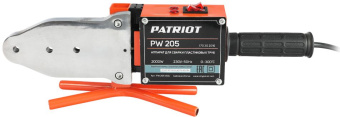 Сварочный аппарат для пластиковых труб Patriot PW 205 раструбная 2кВт (кейс в комплекте) - купить недорого с доставкой в интернет-магазине