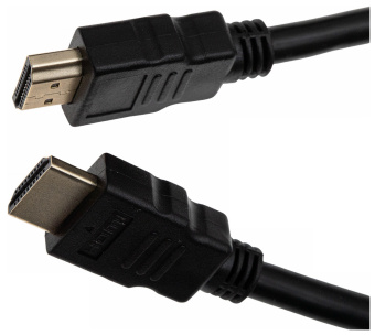 Кабель аудио-видео Cactus CS-HDMI.1.4-5 HDMI (m)/HDMI (m) 5м. Позолоченные контакты черный - купить недорого с доставкой в интернет-магазине