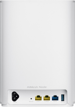 Бесшовный Mesh роутер Asus ZenWiFi XP4 (XP4(1-PK)) AX1800 10/100/1000BASE-T компл.:устройство/крепления/адаптер белый (упак.:1шт) - купить недорого с доставкой в интернет-магазине
